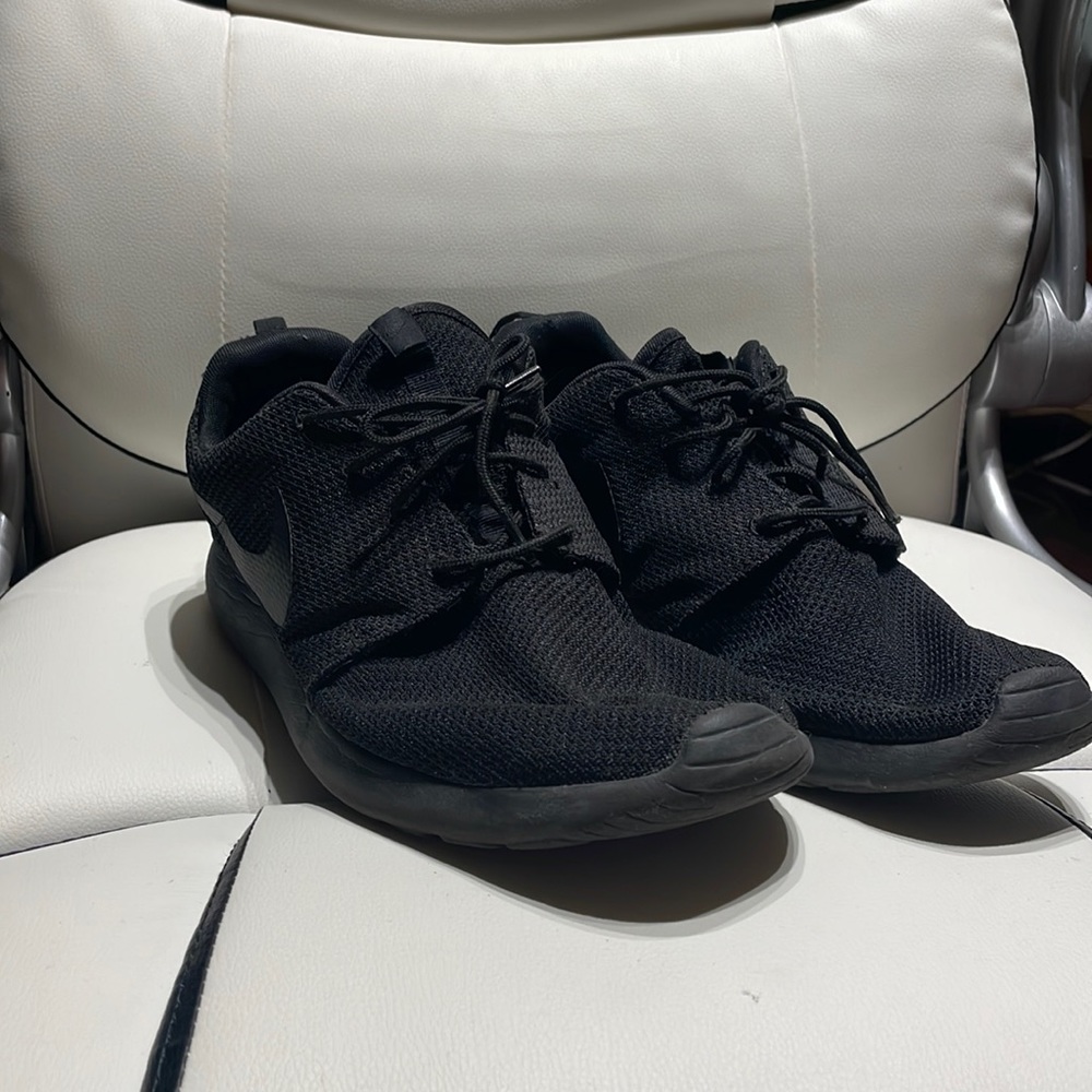 Nike Roshe double black  Running Shoes Size 13